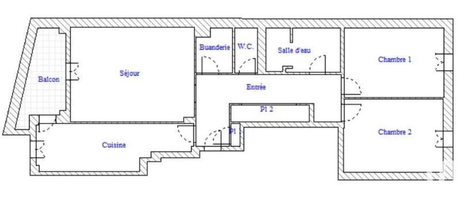 Appartement 3 pièces de 61 m² à Épinay-sur-Seine (93800)