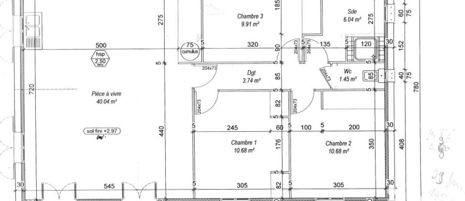 Maison 4 pièces de 83 m² à Embres-et-Castelmaure (11360)