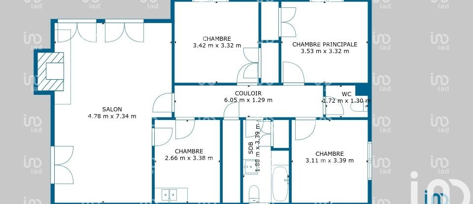 Maison 4 pièces de 90 m² à Vénéjan (30200)