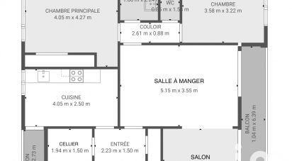 Apartment 4 rooms of 80 m² in Mérignac (33700)