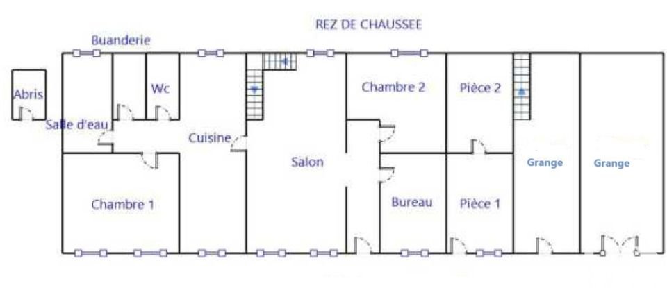 Longere 6 rooms of 150 m² in Saint-Aubin-des-Bois (28300)