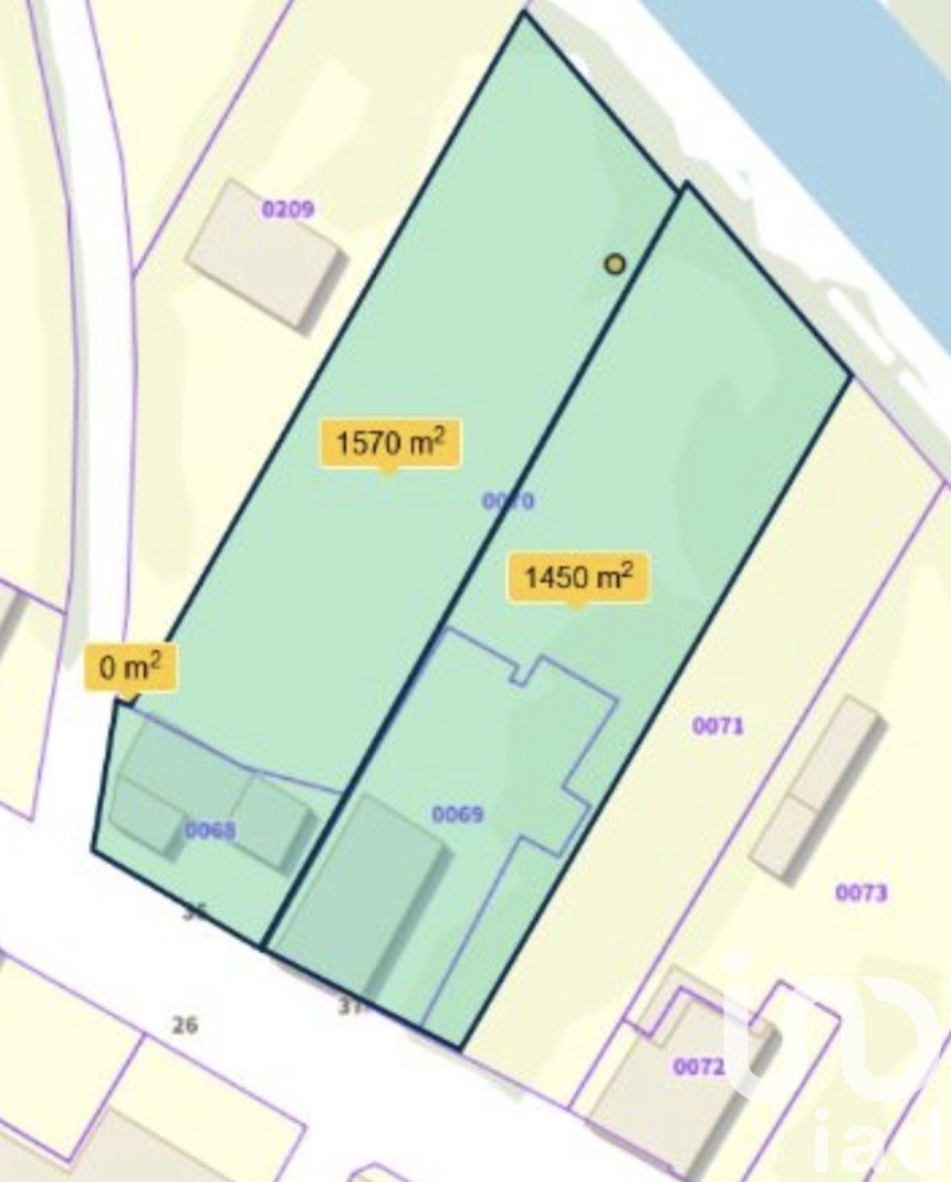 Terrain de 1 450 m² à Clesles (51260)