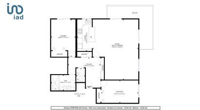 Appartement 4 pièces de 73 m² à Le Raincy (93340)