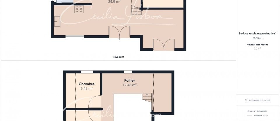 Maison 4 pièces de 56 m² à Bazoches-sur-le-Betz (45210)