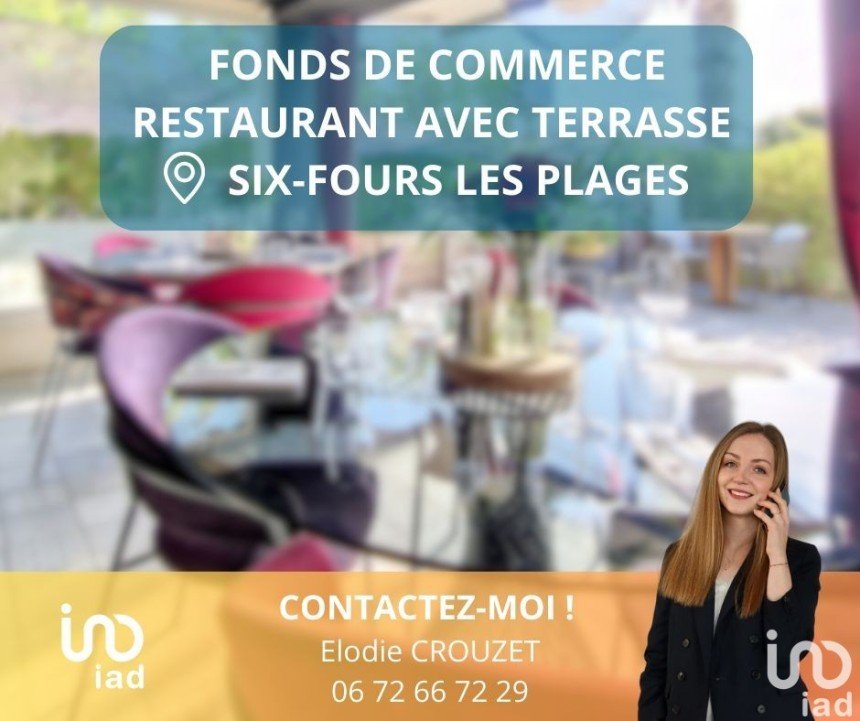 Restaurant of 181 m² in Six-Fours-les-Plages (83140)