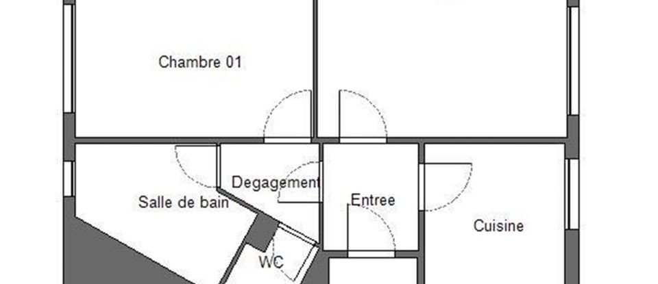 Appartement 3 pièces de 63 m² à Issy-les-Moulineaux (92130)