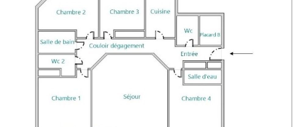 Appartement 5 pièces de 105 m² à Suresnes (92150)