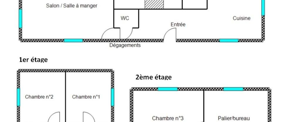 House 4 rooms of 98 m² in Dreux (28100)