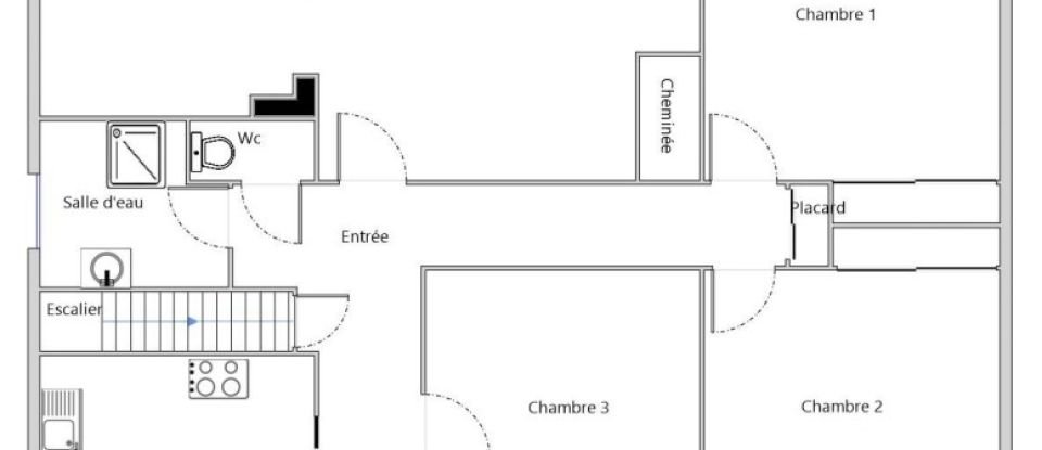 Maison traditionnelle 4 pièces de 88 m² à Faremoutiers (77515)