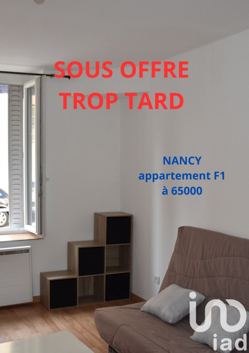 Appartement 1 pièce de 24 m² à Nancy (54000)