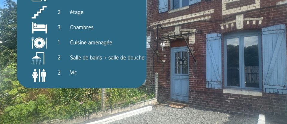 Town house 4 rooms of 93 m² in Le Houlme (76770)