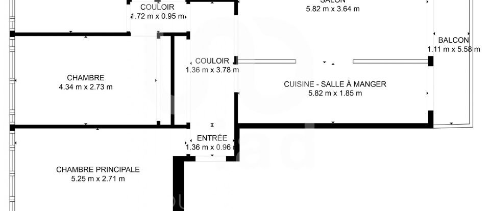 Apartment 4 rooms of 80 m² in L'Étang-la-Ville (78620)