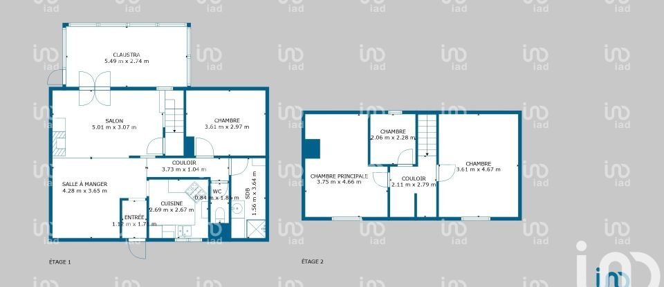 Pavilion 5 rooms of 98 m² in Breteuil (27160)