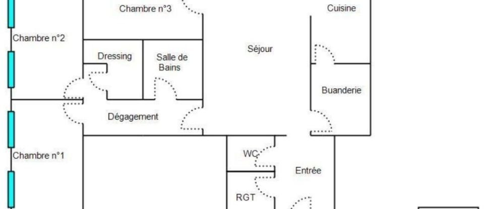 Apartment 4 rooms of 95 m² in Courbevoie (92400)