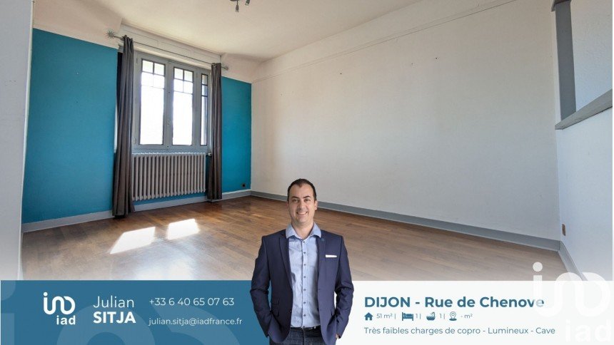 Apartment 3 rooms of 51 m² in Dijon (21000)