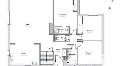 Maison traditionnelle 6 pièces de 166 m² à Saint-Jeannet (06640)