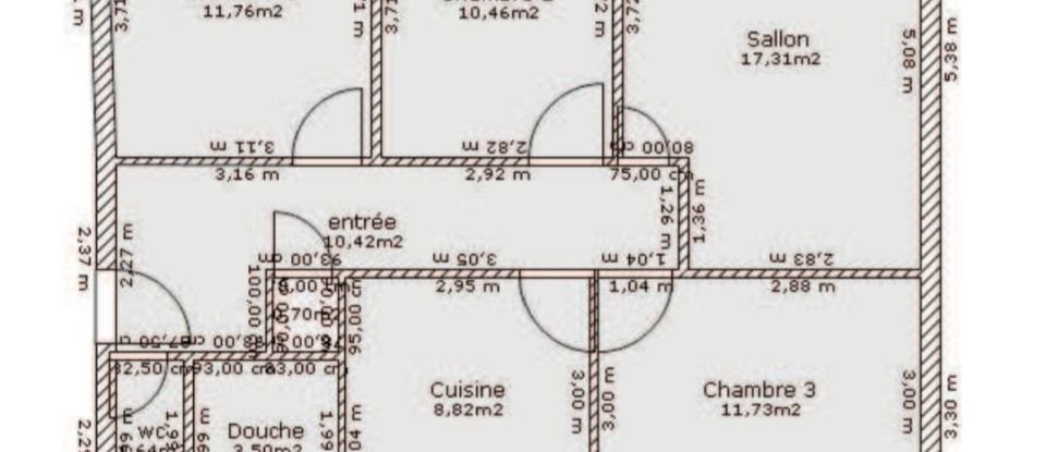 Appartement 4 pièces de 79 m² à Lyon (69003)