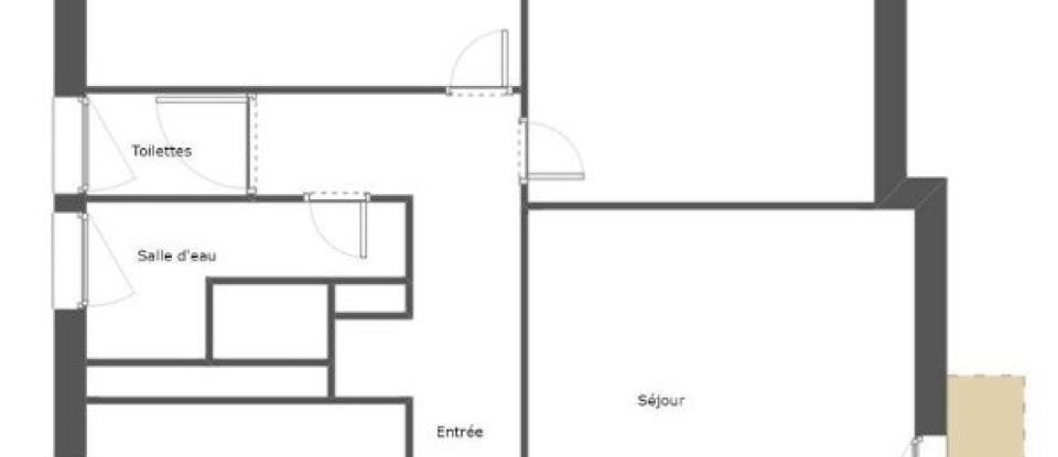 Appartement 3 pièces de 54 m² à Pierrefitte-sur-Seine (93380)