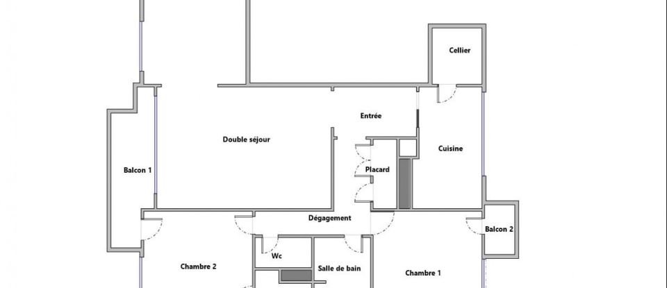 Appartement 4 pièces de 70 m² à Épinay-sous-Sénart (91860)