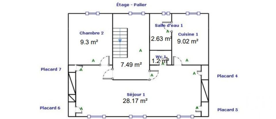 Maison 10 pièces de 190 m² à Évreux (27000)