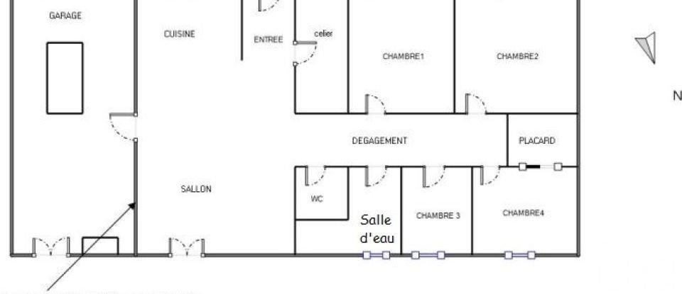 Pavilion 5 rooms of 87 m² in La Chapelle-Blanche-Saint-Martin (37240)