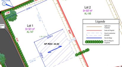 Land of 521 m² in Maule (78580)