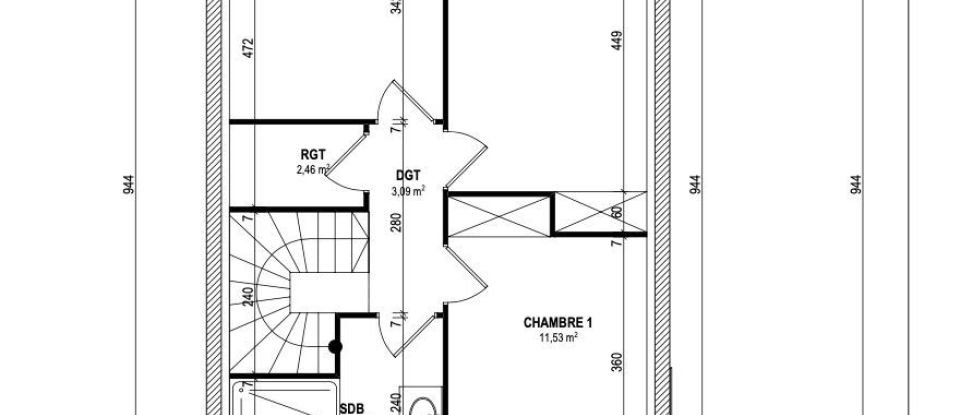 House 6 rooms of 98 m² in Thionville (57100)