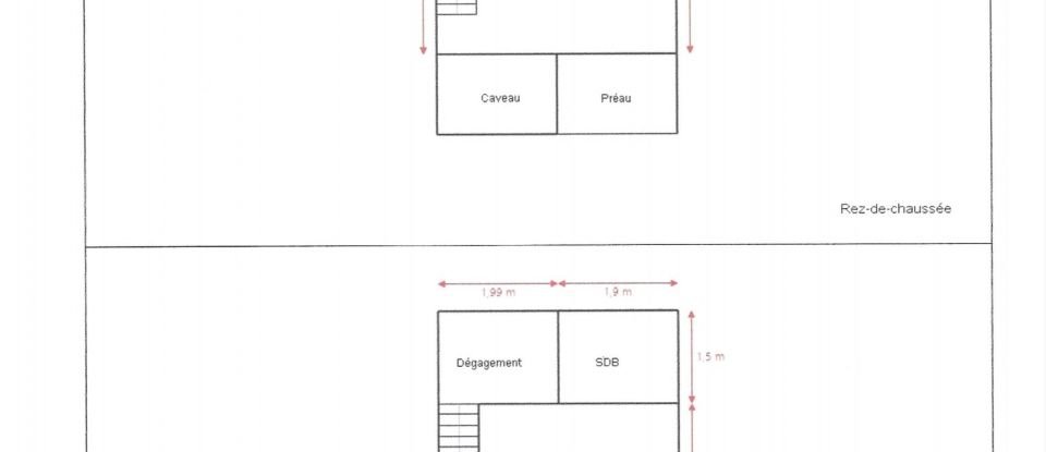 Maison 3 pièces de 31 m² à Le Pouliguen (44510)