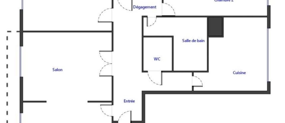 Apartment 4 rooms of 81 m² in Châtenay-Malabry (92290)