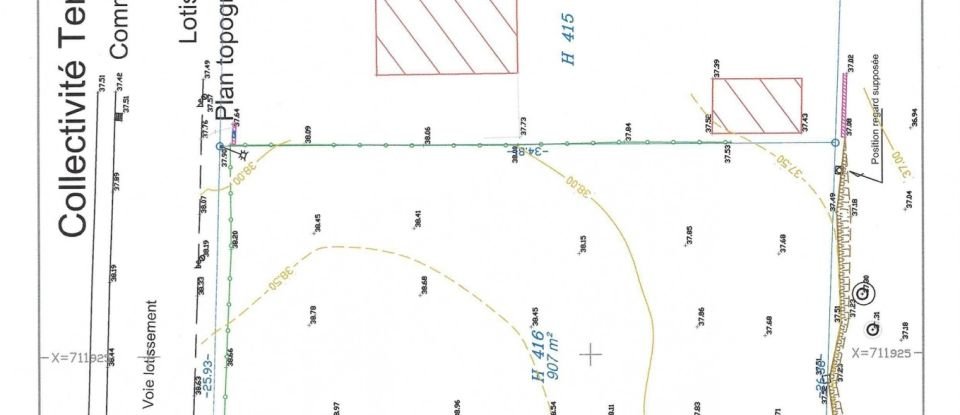 Land of 907 m² in Les Trois-Îlets (97229)