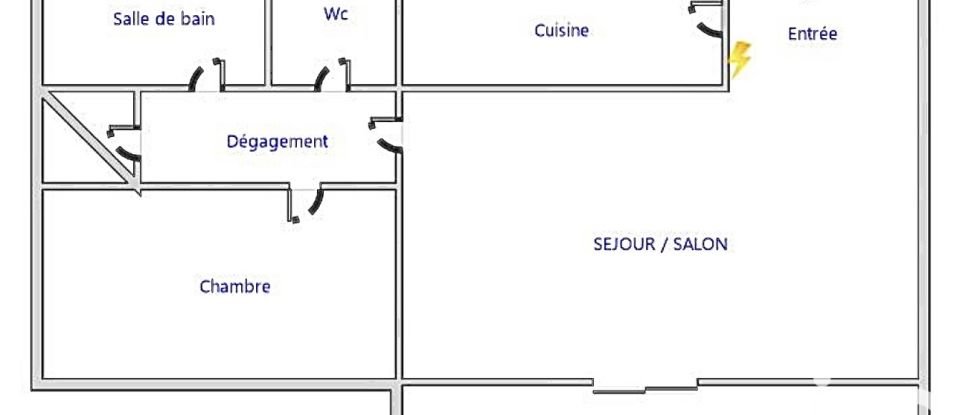 Apartment 2 rooms of 36 m² in Fréjus (83600)