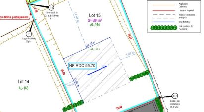 Land of 868 m² in Maule (78580)