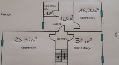 Maison 11 pièces de 165 m² à Saint-Léonard-de-Noblat (87400)