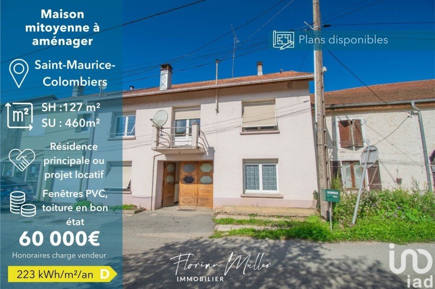 Maison 4 pièces de 127 m² à Saint-Maurice-Colombier (25260)