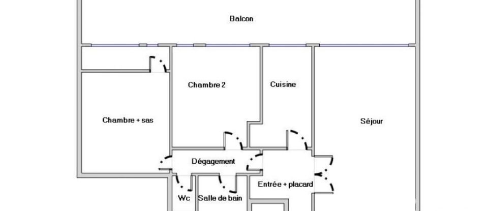 Appartement 3 pièces de 72 m² à Saint-Cloud (92210)