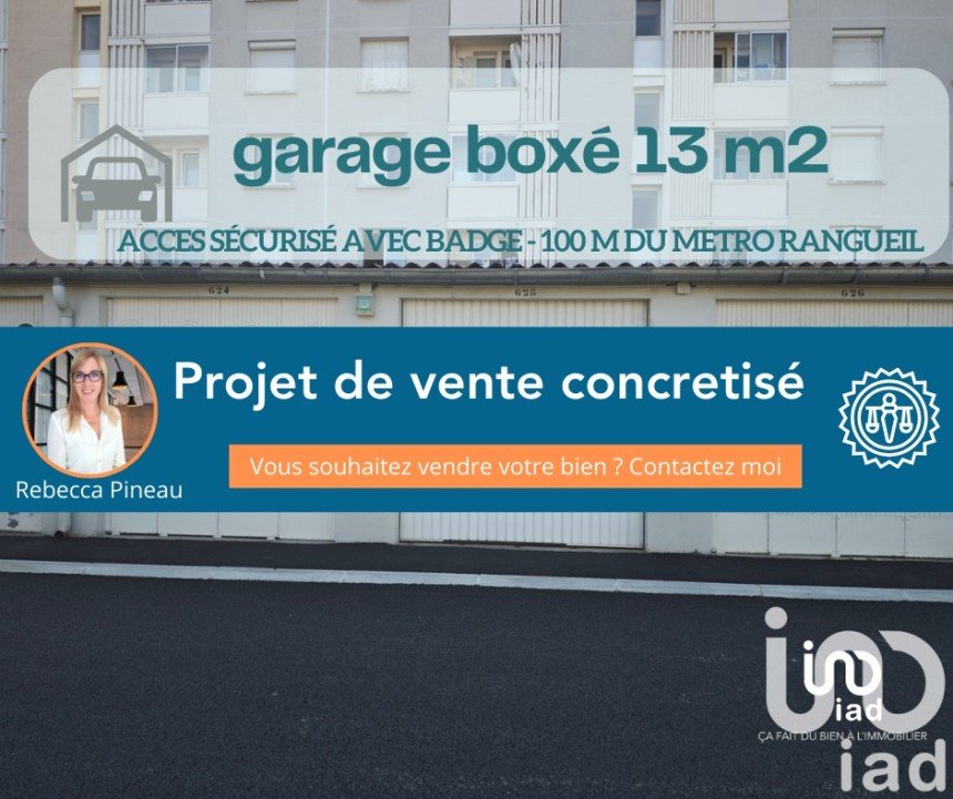 Parking/garage/box de 13 m² à Toulouse (31400)