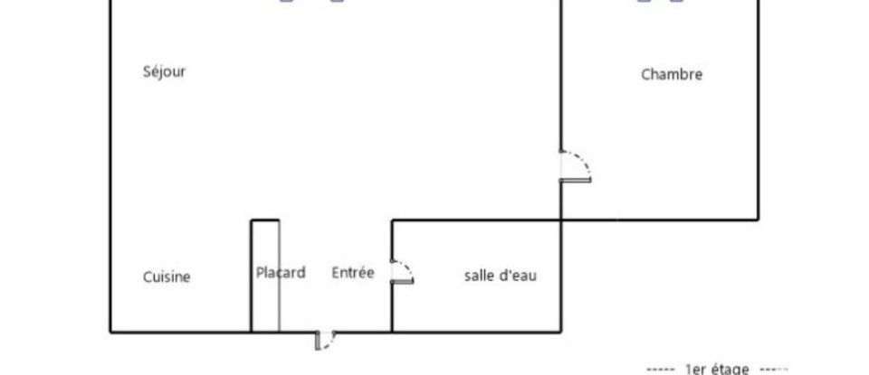 Apartment 2 rooms of 39 m² in Villeparisis (77270)