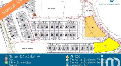 Terrain de 229 m² à Uzès (30700)