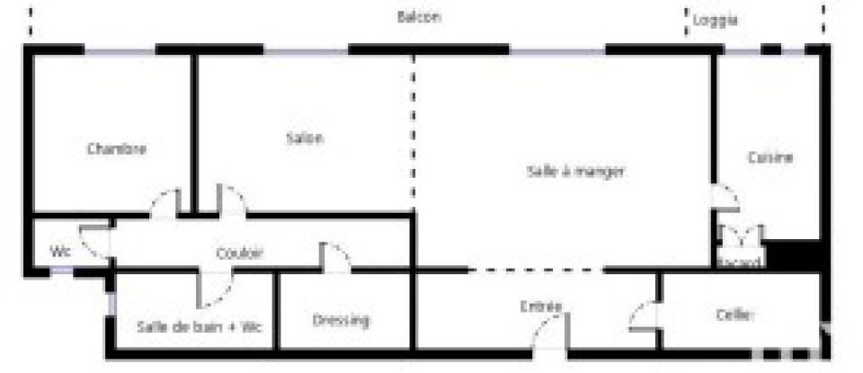 Appartement 2 pièces de 56 m² à Toulouse (31400)