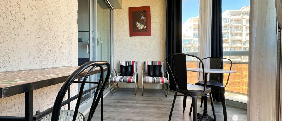 Studio 1 room of 18 m² in Canet-en-Roussillon (66140)