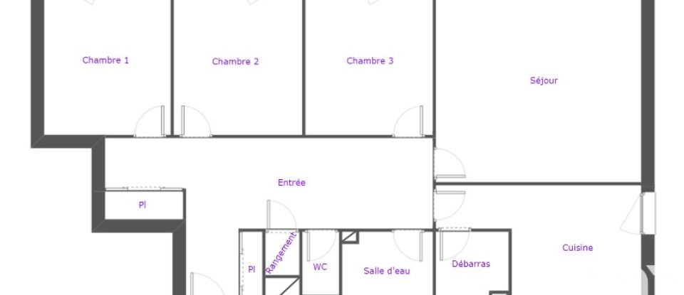 Apartment 4 rooms of 83 m² in Auxerre (89000)