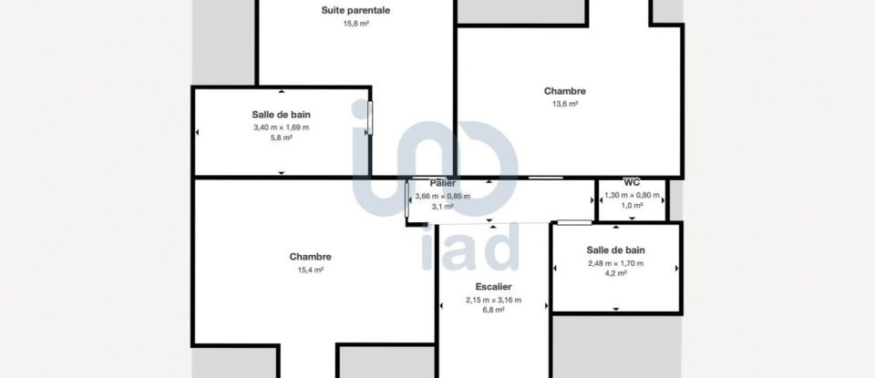 Maison 5 pièces de 110 m² à Sucy-en-Brie (94370)