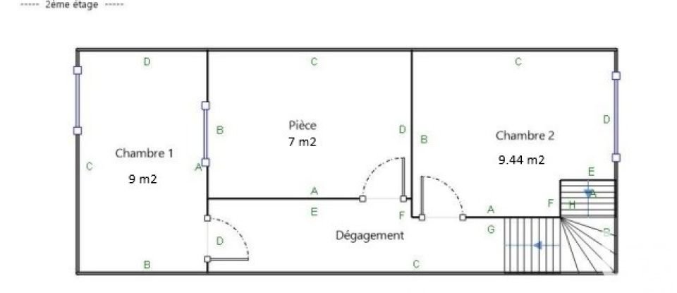 Village house 4 rooms of 95 m² in Pouzolles (34480)