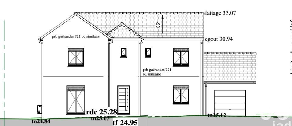 Terrain de 1 543 m² à Les Mureaux (78130)