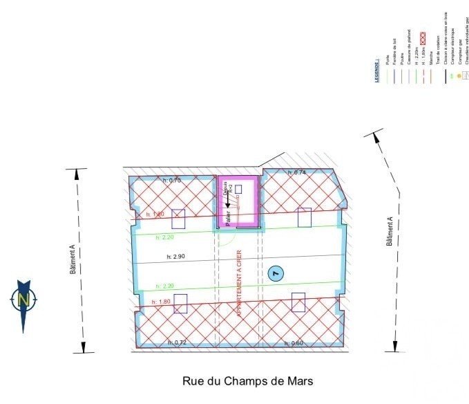 Apartment 1 room of 77 m² in Reims (51100)