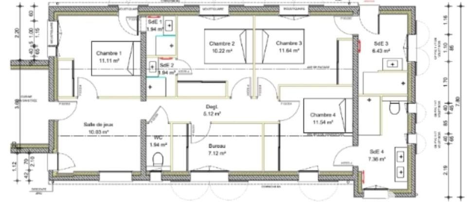 Maison traditionnelle 6 pièces de 155 m² à Saint-Hilaire-de-Riez (85270)