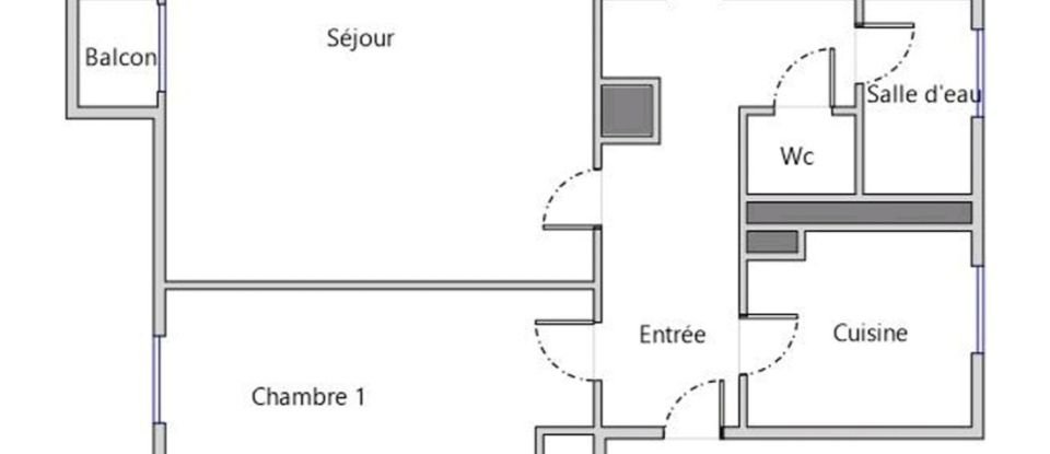 Appartement 3 pièces de 66 m² à Meaux (77100)