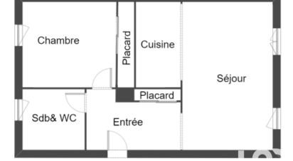 Appartement 2 pièces de 50 m² à Rueil-Malmaison (92500)