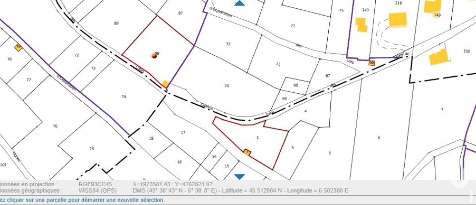 Agricultural land of 2,940 m² in Aigueblanche (73260)