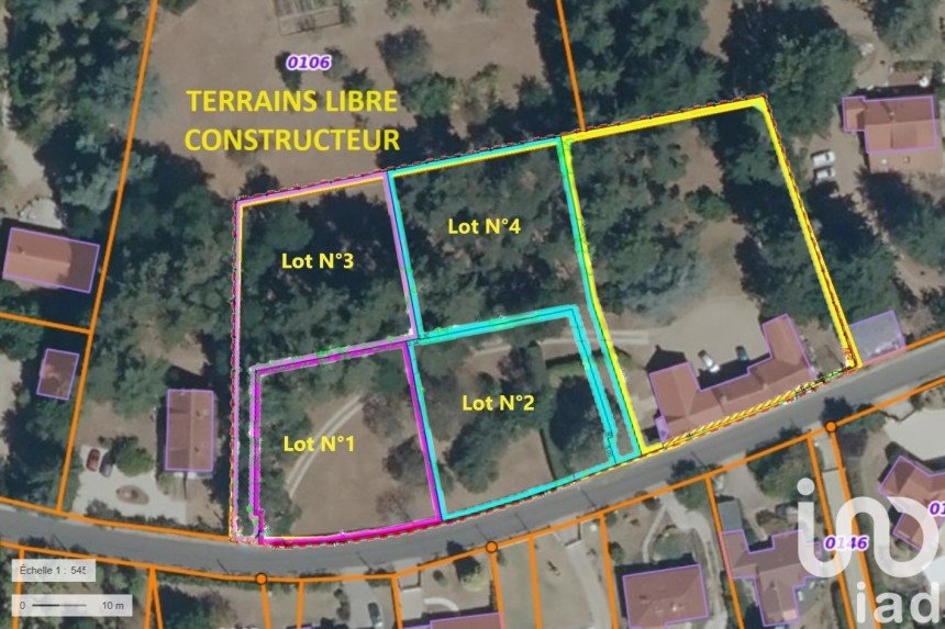 Terrain de 1 012 m² à Chécy (45430)